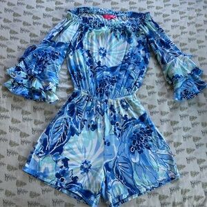 Lilly Pulitzer Calla Off Shoulder Romper
